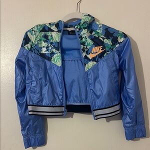 Nike Kids Blue Floral Jacket